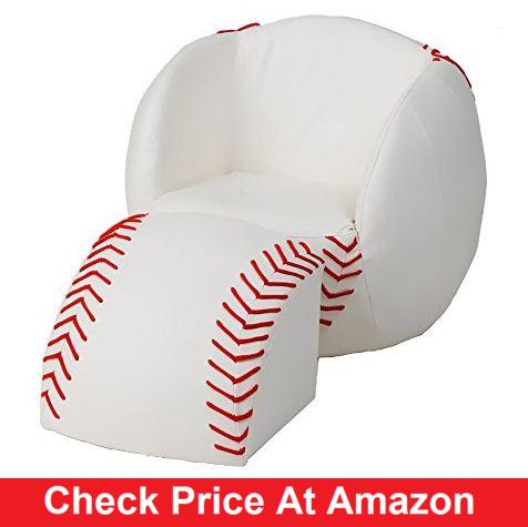 baseball glove chair rooms to go
