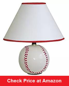 Ceramic Baseball Table Lamp